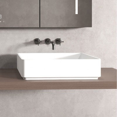 Раковина Abber Stein AS2634, 55 х 35 см, искусственн...