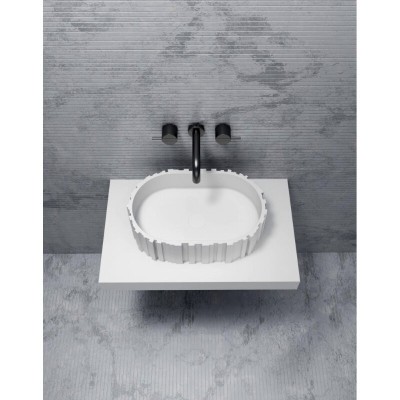 Раковина Abber Stein AS2655, 56 см, искусственный ка...