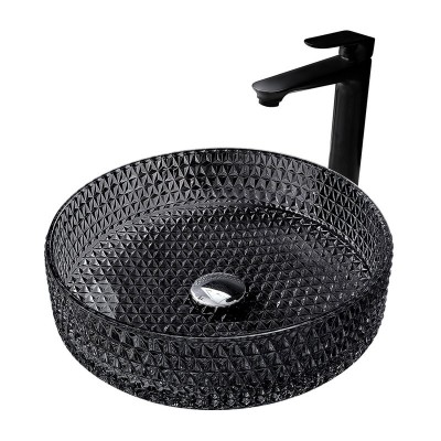 Раковина Abber Glas AK2301B, 40 х 40 см, накладная, ...