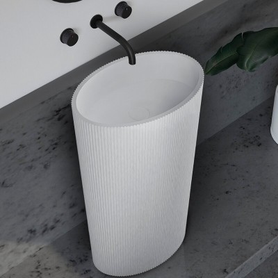 Раковина Abber Stein AS2504-H, 50 см, напольная, цве...