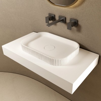 Раковина Abber Stein AS2602, 50 х 35 см, накладная, ...