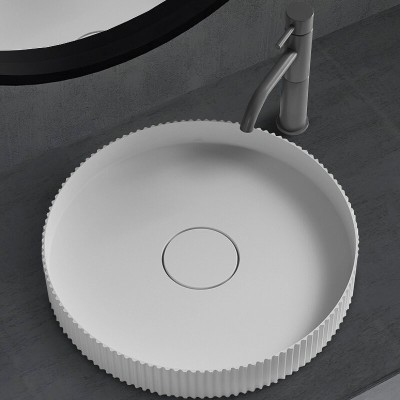 Раковина Abber Stein AS2604, 40 см, накладная, искус...