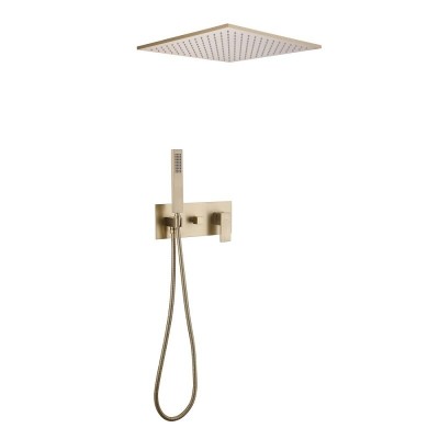 Душевая система Abber Daheim AF8221G, цвет золото ма...