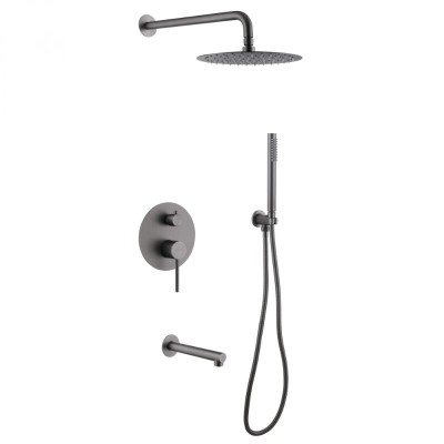 Душевая система Abber Emotion AF8817NG, цвет никель