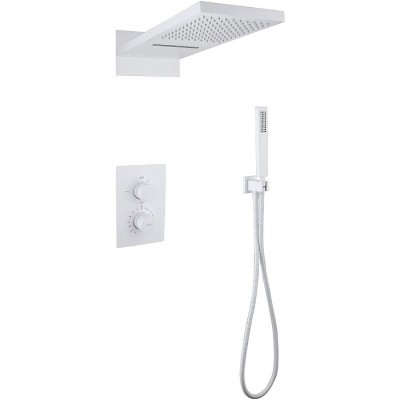 Душевая система Abber Weiss Insel AF8052W, термостат...
