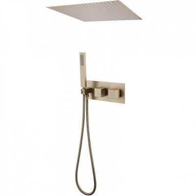 Душевая система Abber Daheim AF8255G, термостатическ...