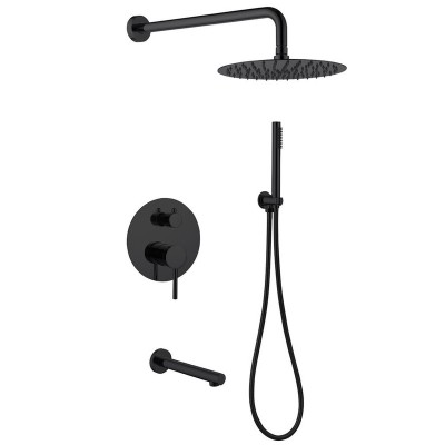 Душевая система Abber Emotion AF8817B, излив, верхни...