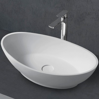 Раковина Abber Stein AS2610, 60 см, накладная, искус...