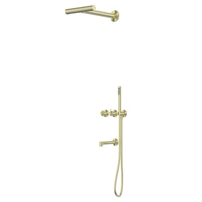 Душевая система Abber Perfekte 316 AF8A50BG с изливо...