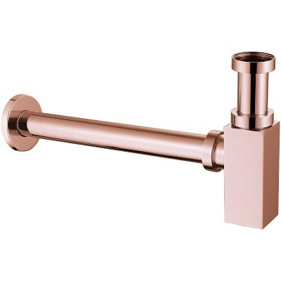Сифон для раковины Abber, цвет розовое золото, AF0031RG