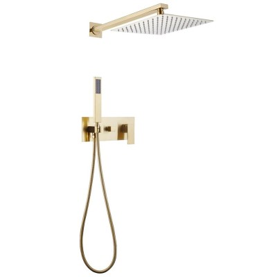 Душевая система Abber Daheim AF8218G, без излива, ве...