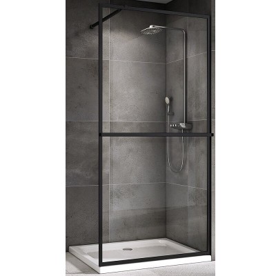 Душевая стенка Abber Immer Offen, 90 см, со свободны...