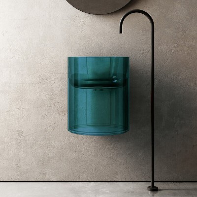 Раковина Abber Kristall AT2704Aquamarin, 42 см, подв...