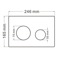 Инсталляция с унитазом Abber Bequem AC1100-AC0105-AC0121, сиденье микролифт, клавиша смыва хром, белый, комплект