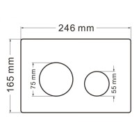 Инсталляция с унитазом Abber Bequem AC1100MB-AC0105-AC0121MB, сиденье микролифт, клавиша смыва черный матовый, черный матовый, комплект