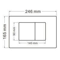 Инсталляция с унитазом Abber Bequem AC1100T-AC0105-AC0120MW, сиденье микролифт, смыв Торнадо, клавиша смыва белый матовый, белый, комплект