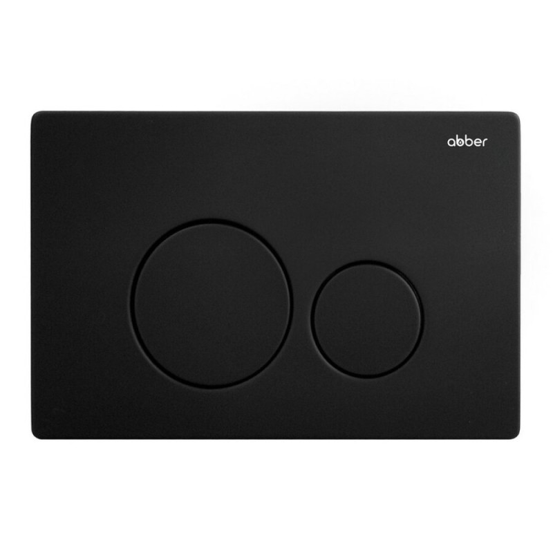 Инсталляция с унитазом Abber Bequem AC1100T-AC0105-AC0121MB, сиденье микролифт, смыв Торнадо, клавиша смыва черный матовый, белый, комплект