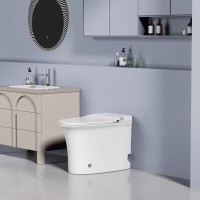 Приставной унитаз Abber Bequem AC1125P, с импульсным смывом, крышка-сиденье микролифт, белый