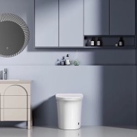 Приставной унитаз Abber Bequem AC1125P, с импульсным смывом, крышка-сиденье микролифт, белый
