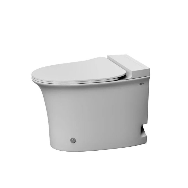 Приставной унитаз Abber Bequem AC1125P, с импульсным смывом, крышка-сиденье микролифт, белый