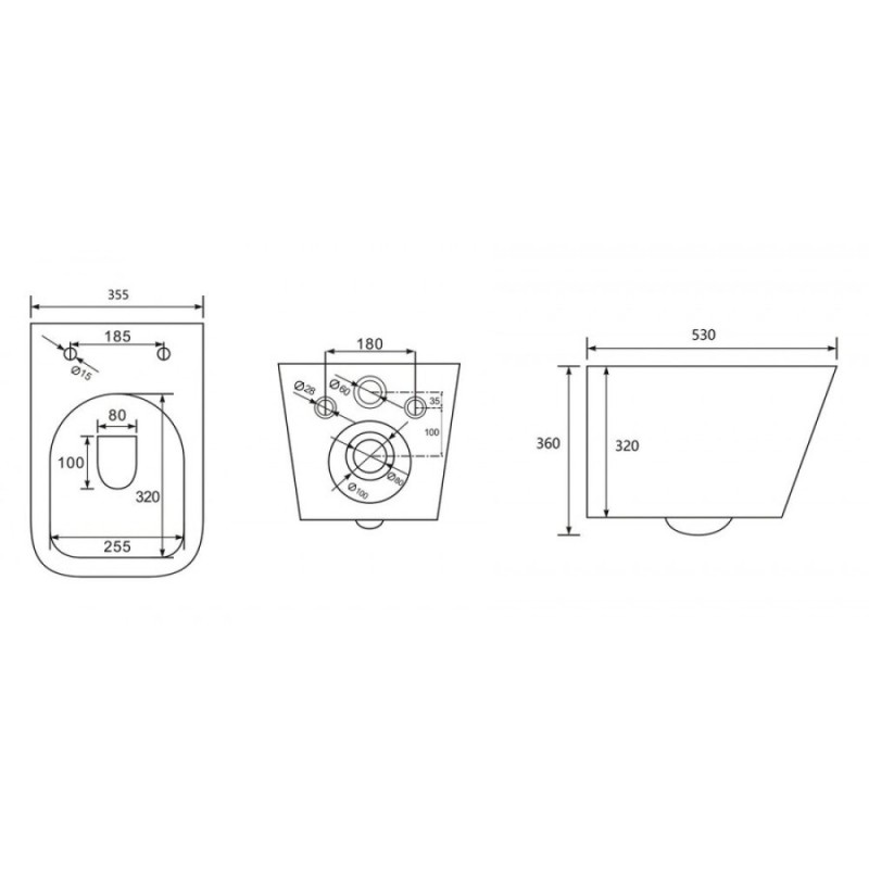 Инсталляция с унитазом Abber Rechteck AC1201-AC0105-AC0120RG, сиденье микролифт, клавиша смыва золото розовое, белый, комплект