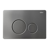 Инсталляция с унитазом Abber Rechteck AC1201MB-AC0105-AC0121NG, сиденье микролифт, клавиша смыва никель, черный матовый, комплект