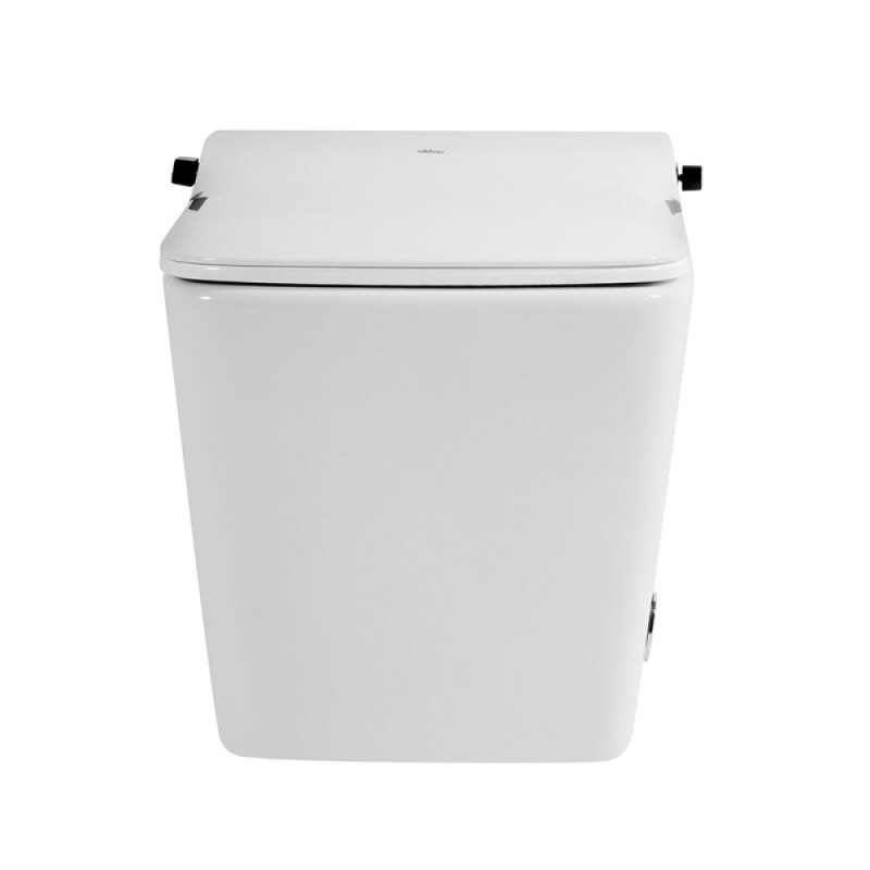 Электронный унитаз с инсталляцией Abber Rechteck AC1215S-AC0101P2, сиденье микролифт, смыв импульсный, белый