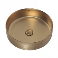 Раковина Abber Bequem AC2109BGM 40 х 40 см, накладная, матовое золото
