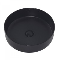 Раковина Abber Bequem AC2109MB 40 х 40 см, накладная, черная матовая