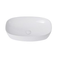 Раковина Abber Rechteck AC2206, накладная, 60.5 х 39 х 14 см, белая