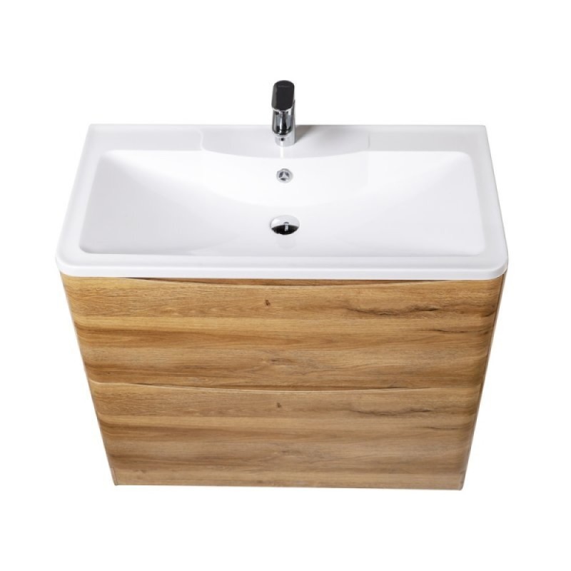 Тумба под раковину BelBagno Acqua-1000 ACQUA-1000-2C-PIA-RR, 100 см, цвет Rovere Rustico