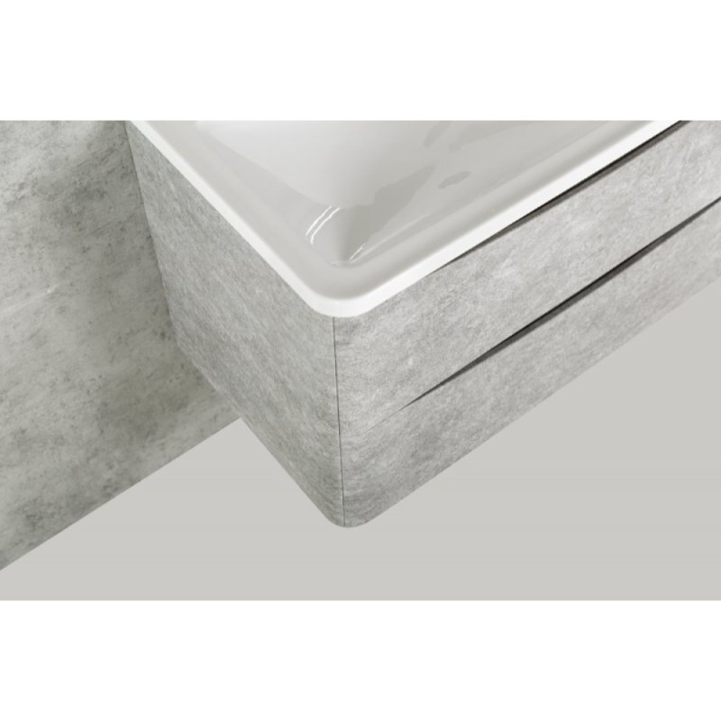 Тумба под раковину BelBagno Acqua-1000 ACQUA-1000-2C-SO-CVG искусственный камень, цвет серый