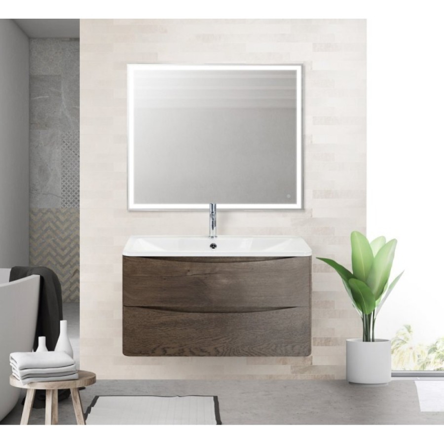Тумба под раковину BelBagno Acqua-1000 ACQUA-1000-2C-SO-RNG искусственный камень, цвет коричневый