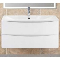 Тумба под раковину BelBagno Acqua ACQUA-1200-2C-SO-BL 120 см, подвесная, цвет белый глянцевый (bianco lucido)