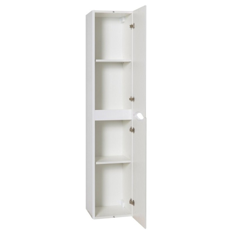 Шкаф-пенал BelBagno Acqua-1600, 32 см, Bianco Lucido, Acqua-1600-2A-SC-BL-P