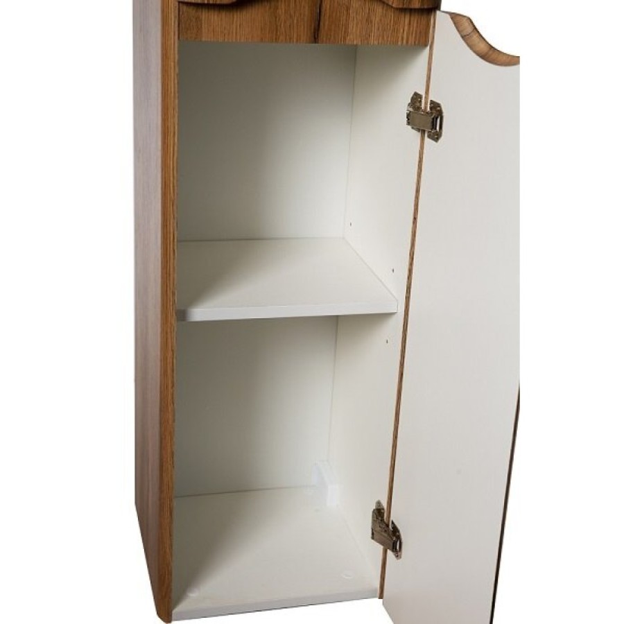 Шкаф-пенал BelBagno Acqua-1600, 32 см, Rovere Rustico, Acqua-1600-2A-SC-RR-P