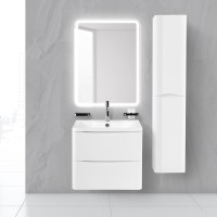 Тумба под раковину Belbagno Acqua 60 cм подвесная, Bianco Lucido, ACQUA-600-2C-SO-BL