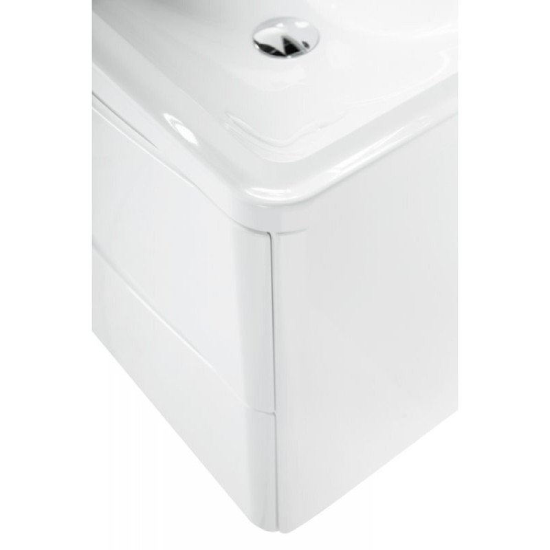 Тумба под раковину Belbagno Acqua 60 cм подвесная, Bianco Lucido, ACQUA-600-2C-SO-BL