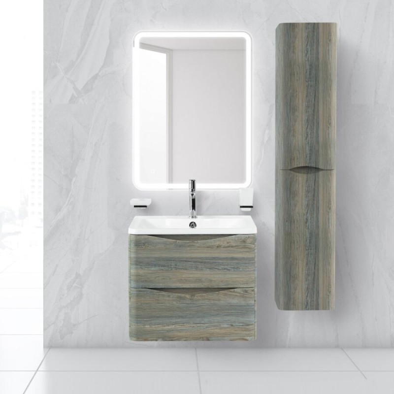 Тумба под раковину Belbagno Acqua 60 cм подвесная, Pino Scania, ACQUA-600-2C-SO-PS