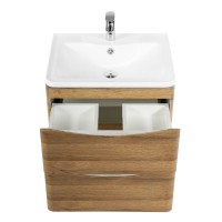 Тумба под раковину Belbagno Acqua 60 cм подвесная, Rovere Rustico, ACQUA-600-2C-SO-RR