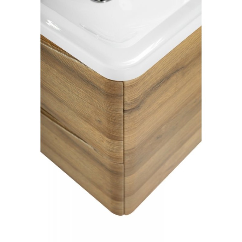 Тумба под раковину Belbagno Acqua 60 cм подвесная, Rovere Rustico, ACQUA-600-2C-SO-RR