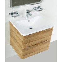 Тумба под раковину Belbagno Acqua 60 cм подвесная, Rovere Rustico, ACQUA-600-2C-SO-RR