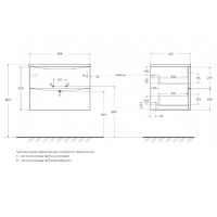 Тумба под раковину BelBagno Acqua ACQUA-700-2C-SO-RR 70 см, подвесная, цвет дуб рустик (rovere rustico)