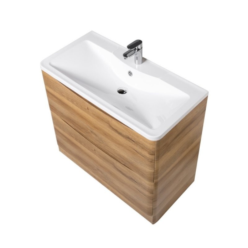 Тумба под раковину BelBagno Acqua-800 ACQUA-800-2C-PIA-RR, 80 см, цвет Rovere Rustico