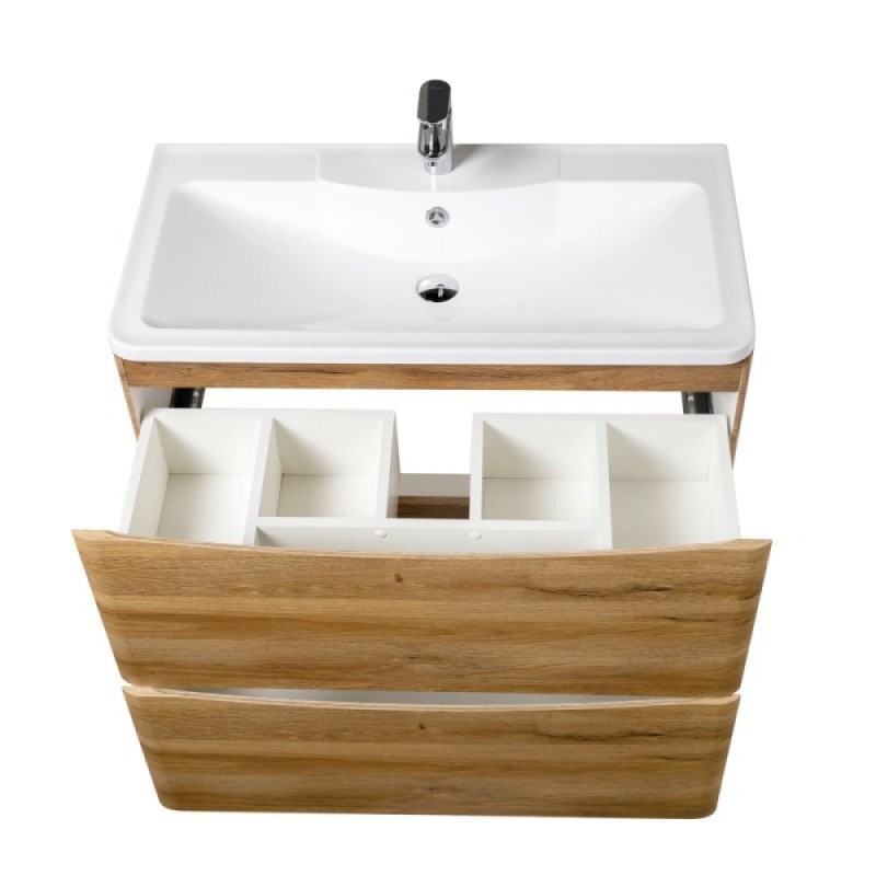 Тумба под раковину BelBagno Acqua-900 ACQUA-900-2C-PIA-RR, 90 см, цвет Rovere Rustico