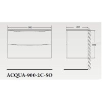 Тумба под раковину BelBagno Acqua-900 ACQUA-900-2C-SO-RR искусственный камень, цвет бежевый