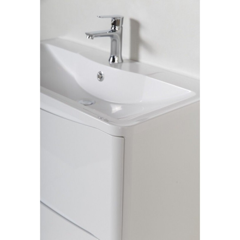 Тумба под раковину BelBagno Acqua-900 ACQUA-900-2C-PIA-BL, 90 см, цвет Bianco Lucido