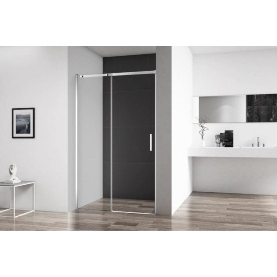 Душевая дверь в нишу BelBagno ACQUA, 100 х 195 см, стекло прозрачное, профиль хром, ACQUA-BF-1-100-C-Cr