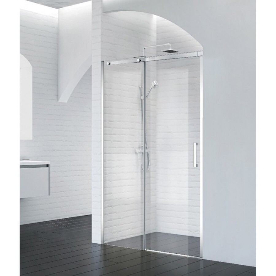 Душевая дверь в нишу BelBagno ACQUA, 120 х 195 см, стекло прозрачное, профиль хром, ACQUA-BF-1-120-C-Cr