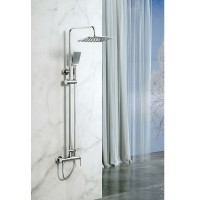 Душевая система Belbagno Acqua ACQUA-DOCM-CRM, цвет хром